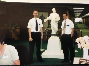 That's my friend Deloy. We went to college together and he was in the MTC with me. Since he went to Russia and had to learn a new language, he was in the MTC for 2 months or so.